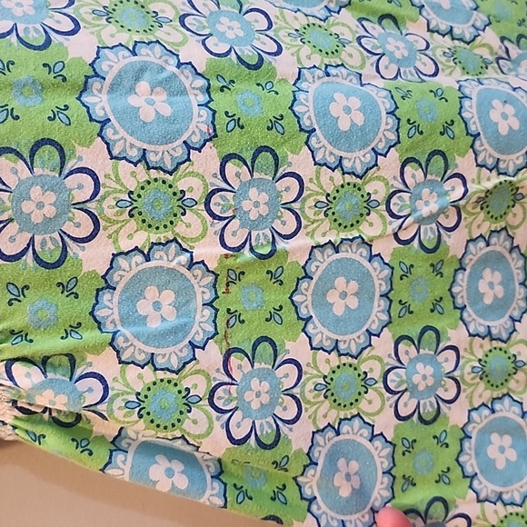 Hanna Andersson Blue and Green Floral Spaghetti Strap Sundress 130 - Picture 11 of 12